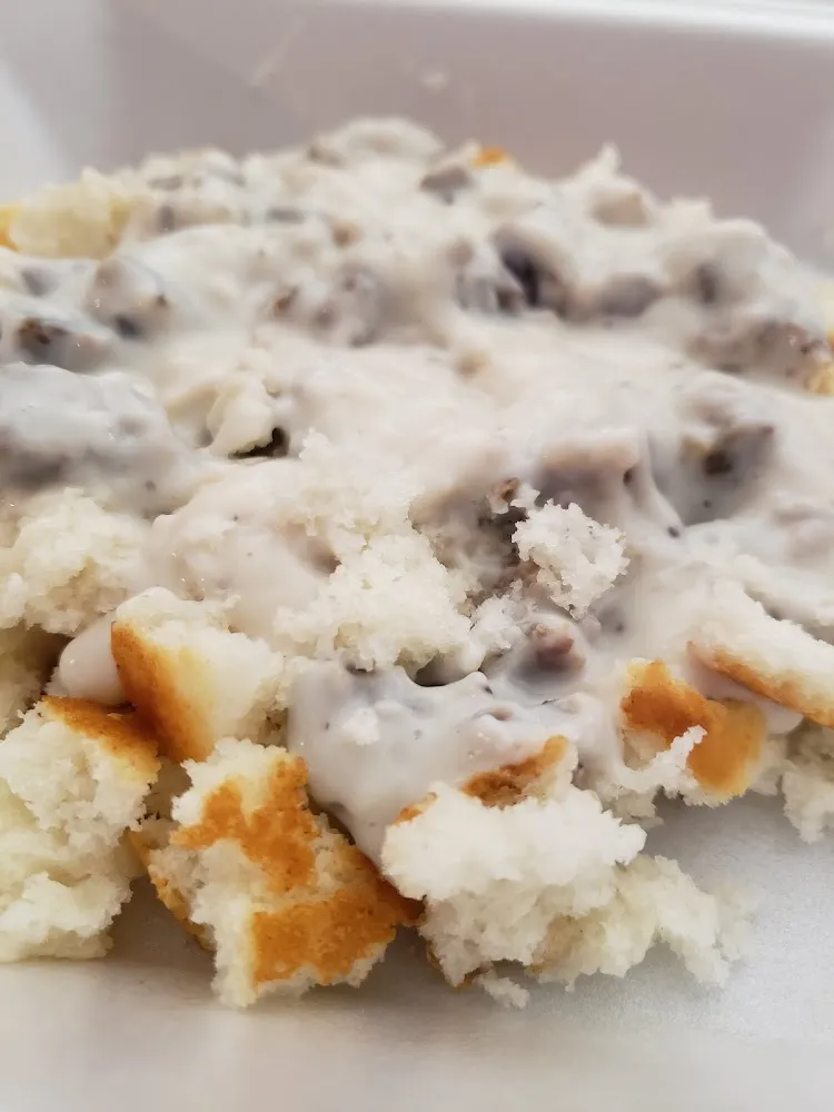 Gravy Biscuit w Side of Sausage